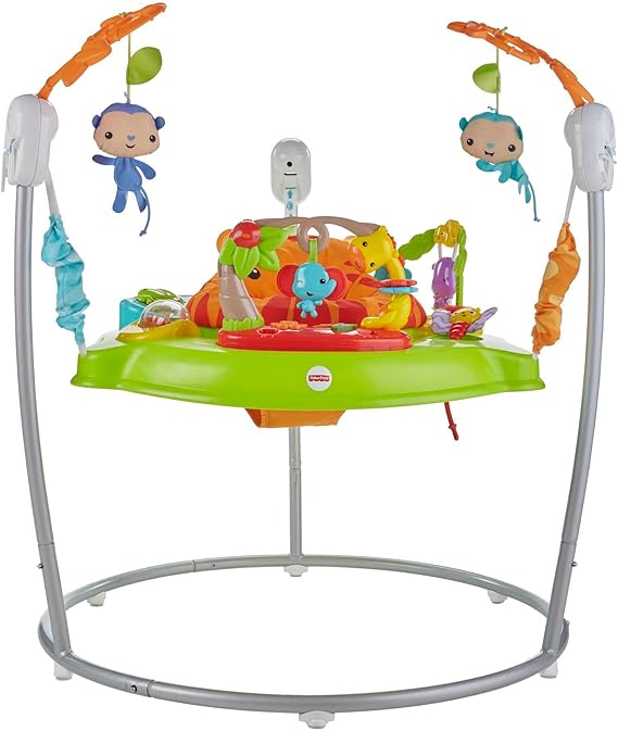 FisherPrice Roarin' Rainforest Jumperoo Baby Bouncer Girls And Boys