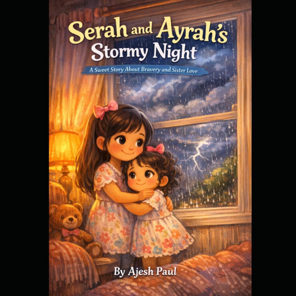 Serah and Ayrah’s Stormy Night: A Sweet Story About Bravery and Sister Love