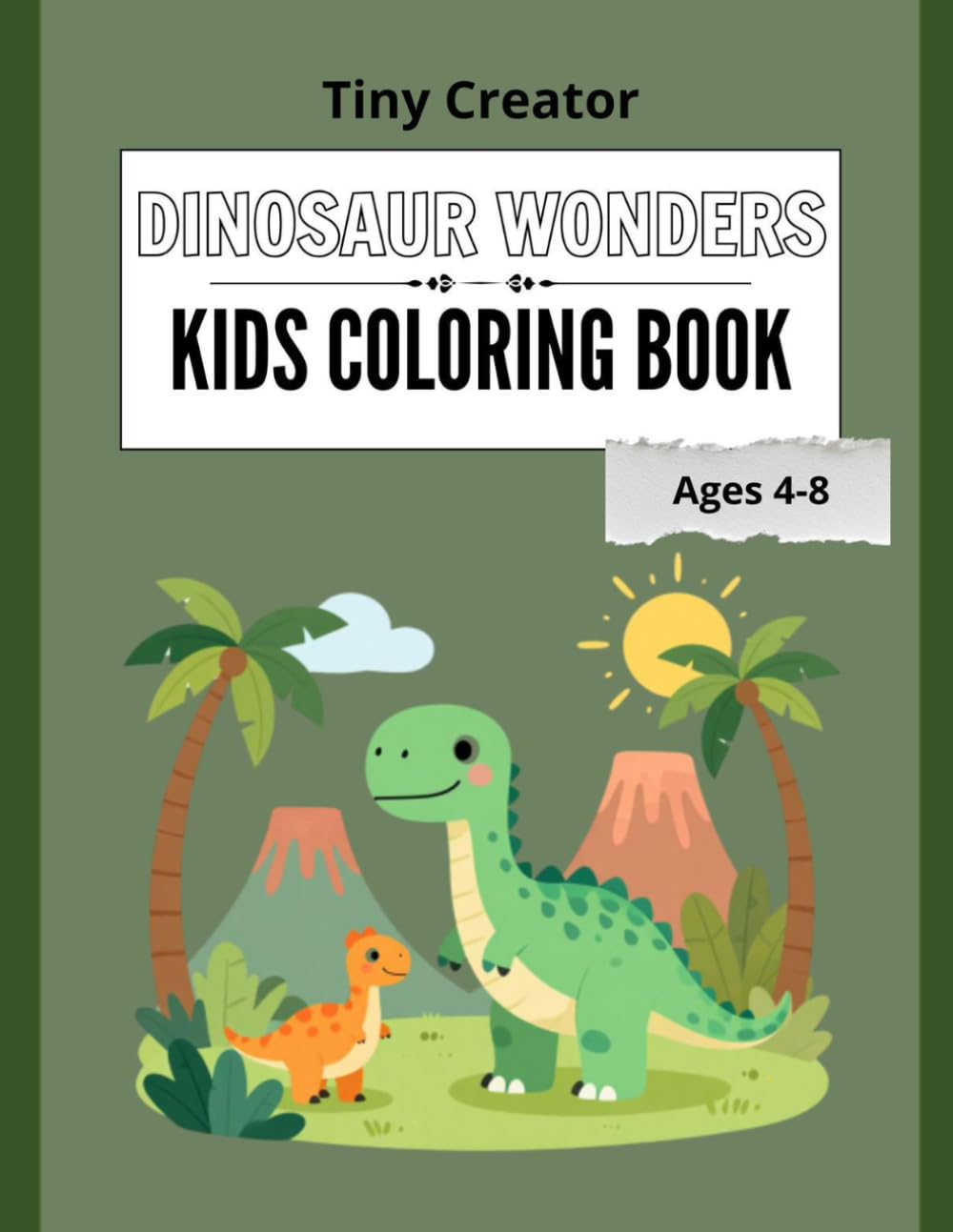 Dinosaur Wonders: Kids Coloring Book