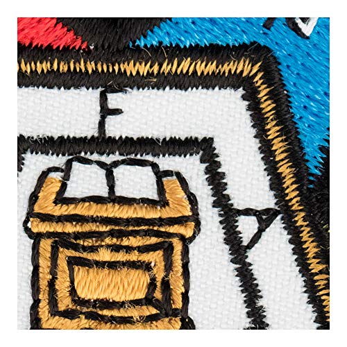 Order Of The Eastern Star Cut-Out Patch, Masonic Patches #TOP2