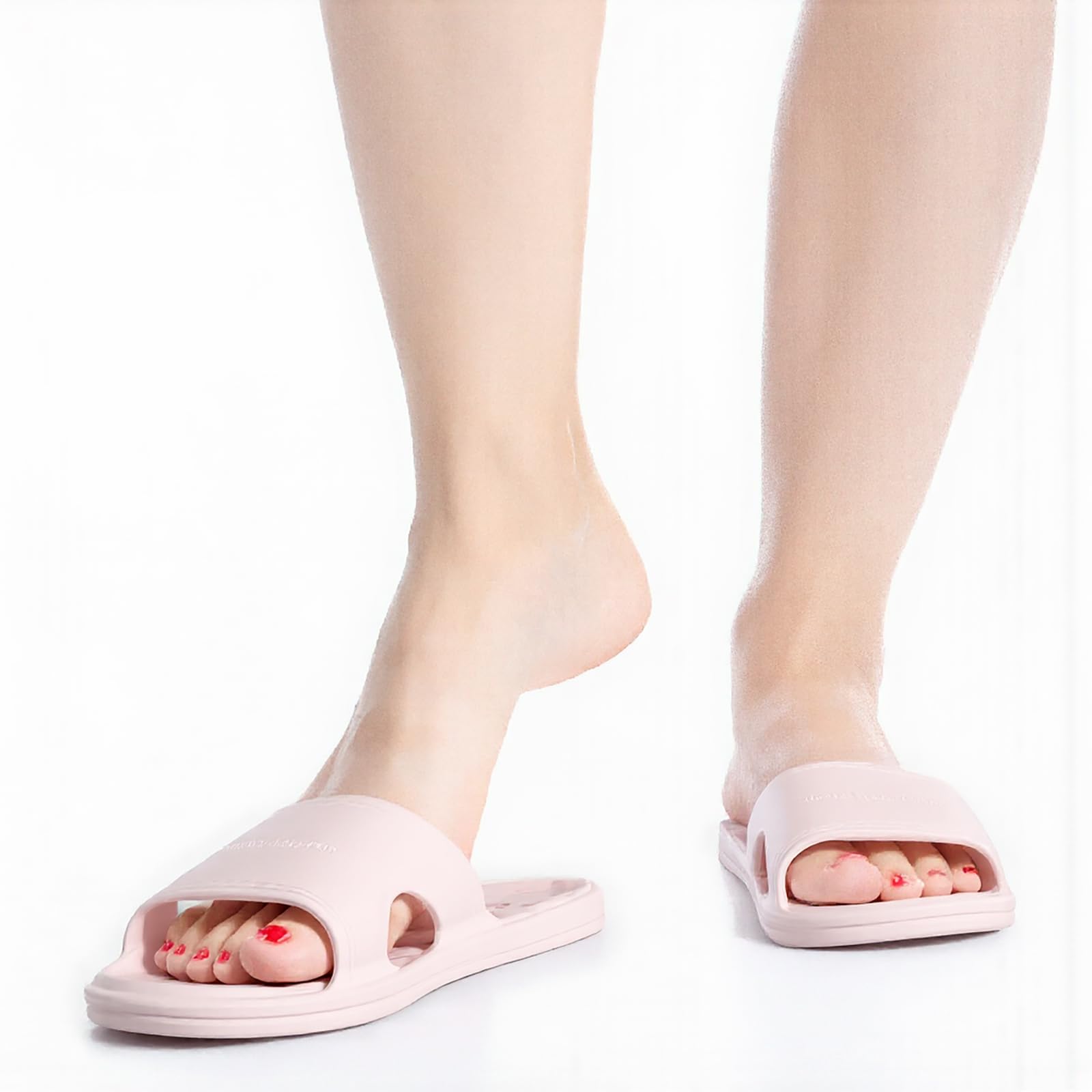 COONE Buty prysznicowe dla kobiet i mężczyzn, miękko wyściełane, antypoślizgowe, wygodne, szybkoschnące sandały z otworami, do łazienki, domu, basenu, spa