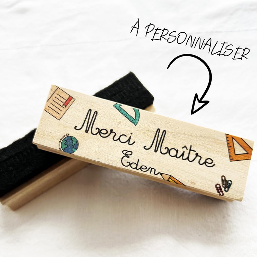 Tampon Brosse tableau à personnaliser avec texte