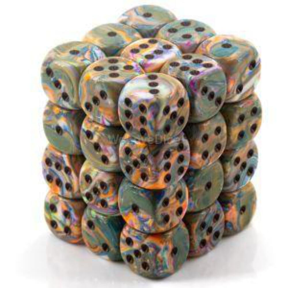 Amazon.com: Chessex D&D Dice-12mm Gemini Black, Green, and Gold