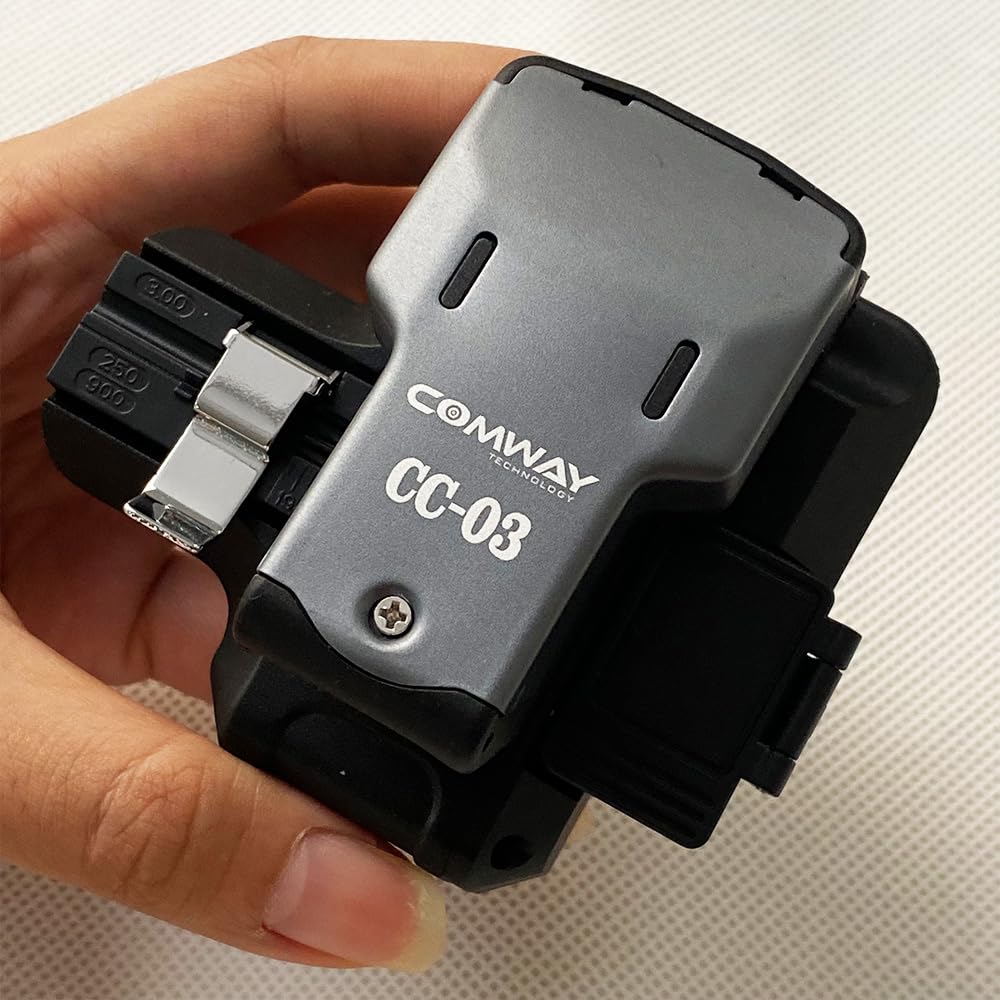 COMWAY CC-03 CC03 One-Step Fiber Cleaver High Precision Cutting Knife Automatic High Precision Fiber Cutter 48000 Blade Life 1PCS