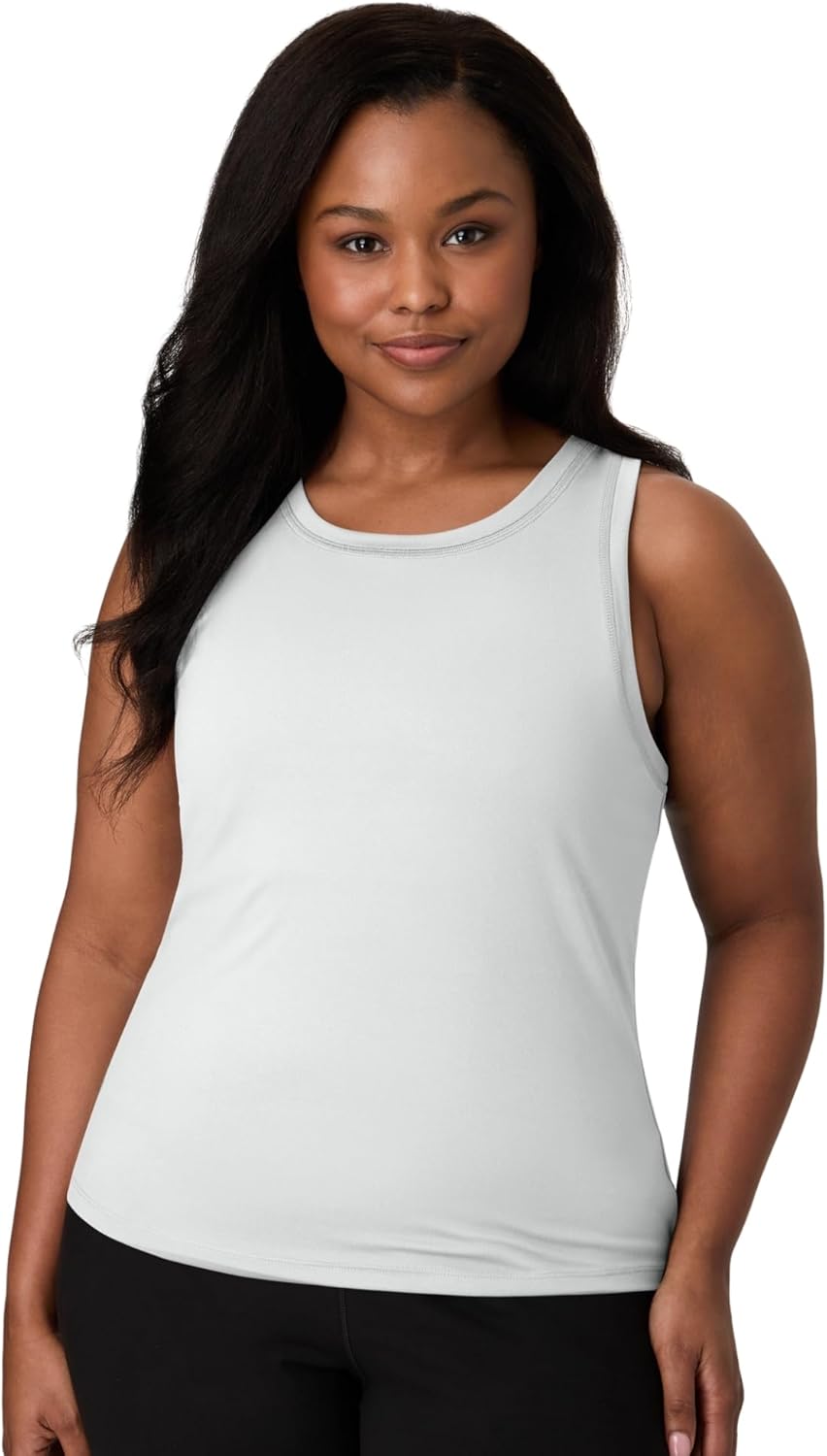 Hanes Womens Moves Tank Top, Stretch Tank for Women, Moisture-Wicking Tank Top