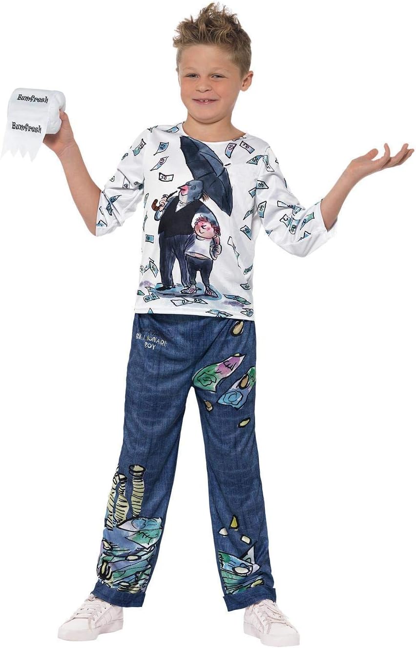 David Walliams Billionaire Boys Child Costume S