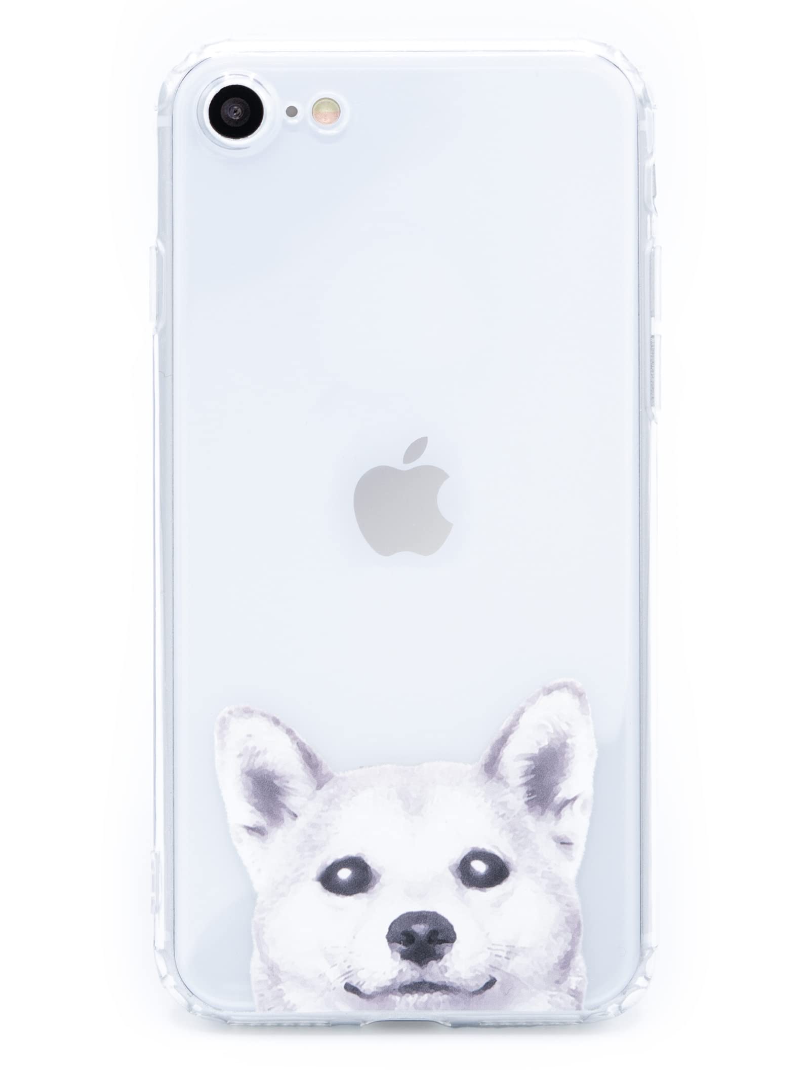 Amazon.co.jp: ZUKOU 透明 おしゃれ 犬 iPhone SE 第3世代 SE3 第2世代