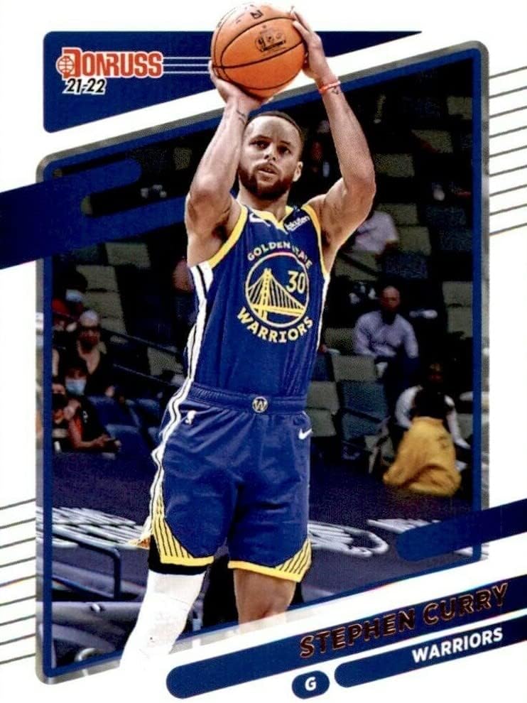 Stephen Curry 2021 2022 Panini DONRUSS Series Mint Basketball Card #68 Picturing Him in His Blue Golden State Warriors Jersey Thumbnail