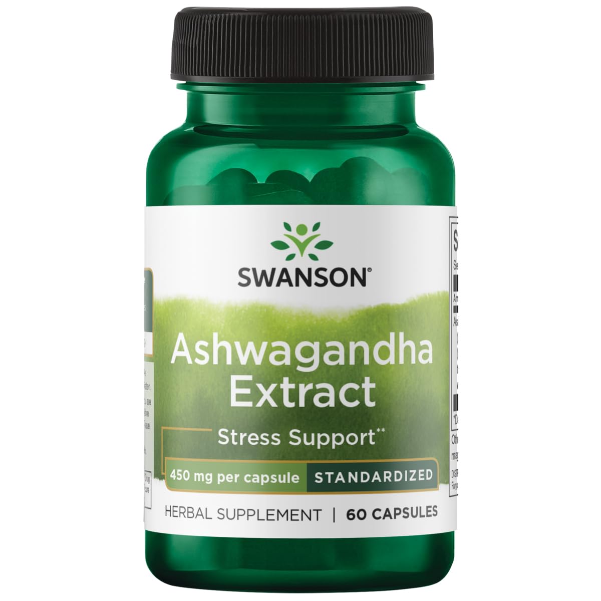 Swanson Ashwagandha Extract, 450mg - 60 caps