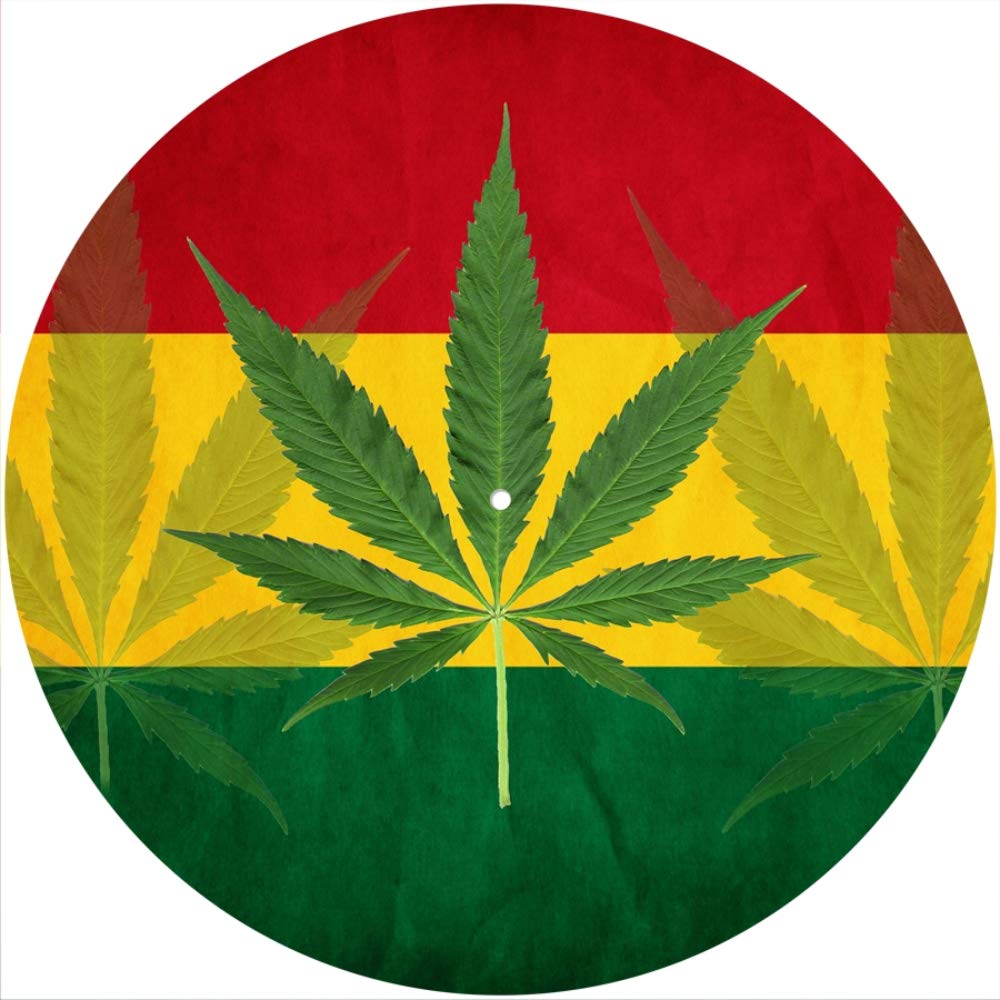 Slipmat Feutre 12" Personnalisé Drapeau UK - Pour Platine Vinyle - Antistatique Et Antidérapant