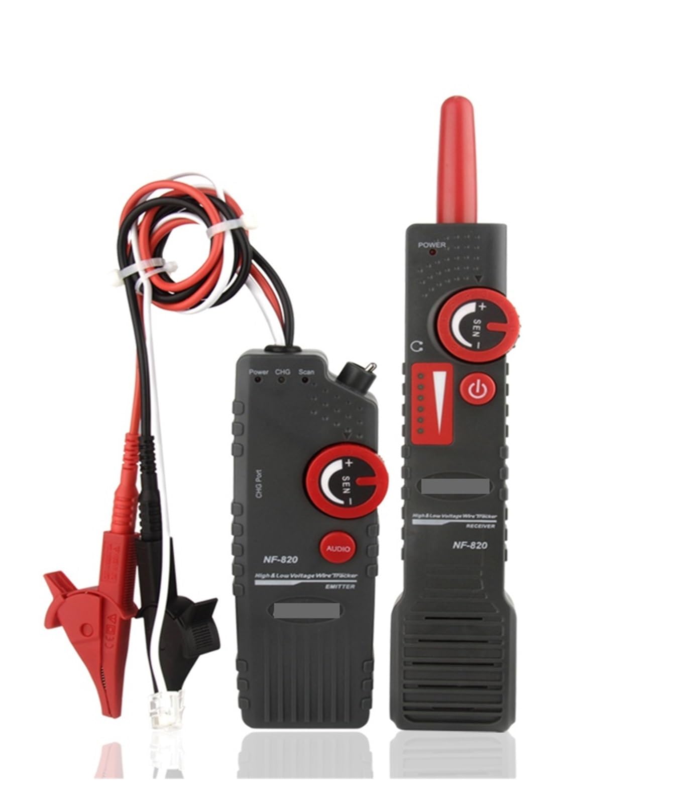 Mthckxjbsuz One Color Cable Tracker, Underground Cable Tracker High& Low Voltage Wire Anti-Interference Locator Network Line Finder