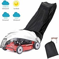 Vista 2 de Funda impermeable para cortacésped, resistente al agua, resistente al agua, para cortacésped, poliéster 600D, Oxford, cubierta protectora contra