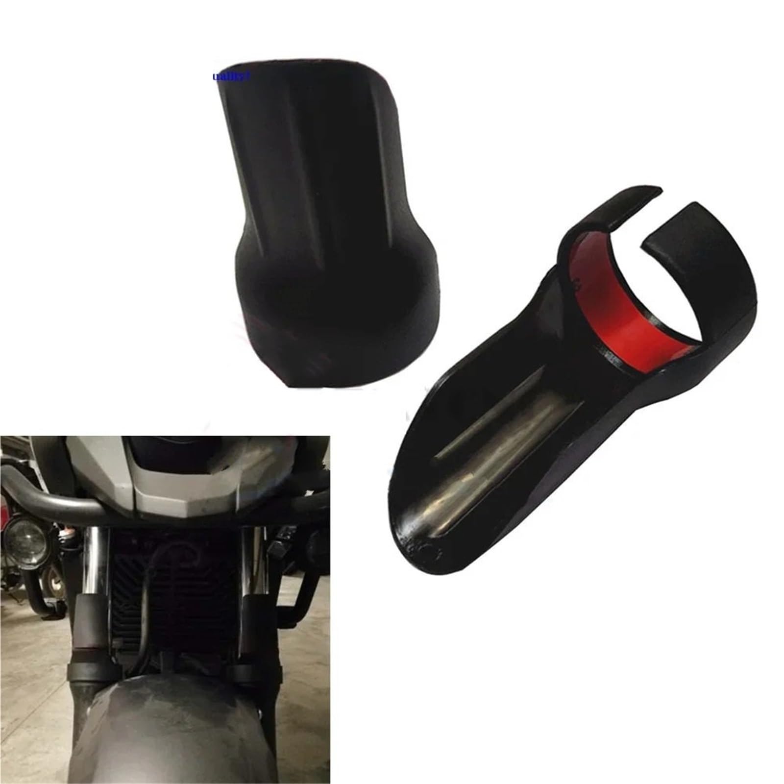 Copertura per ammortizzatore moto Adatto per la protezione della forcella anteriore della motocicletta XJR1300, guscio protettivo ammortizzante, adatto per Yamaha XJR 1300 Forcella Anteriore In Gomm
