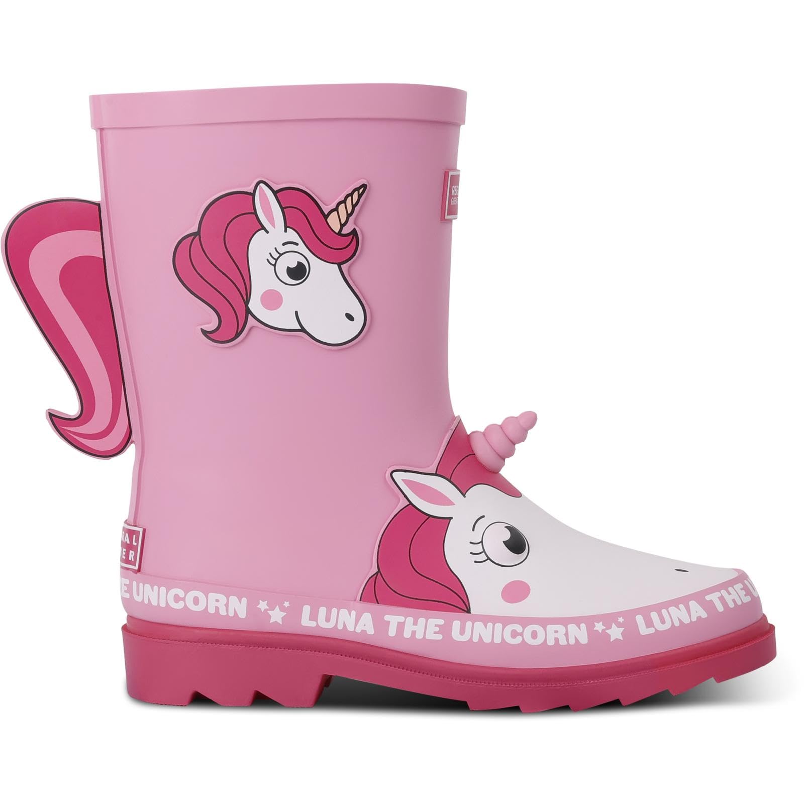 Regatta Kids Mudplay Junior II Wellies Waterproof Foam In-Sock Rubber Wellington Boots