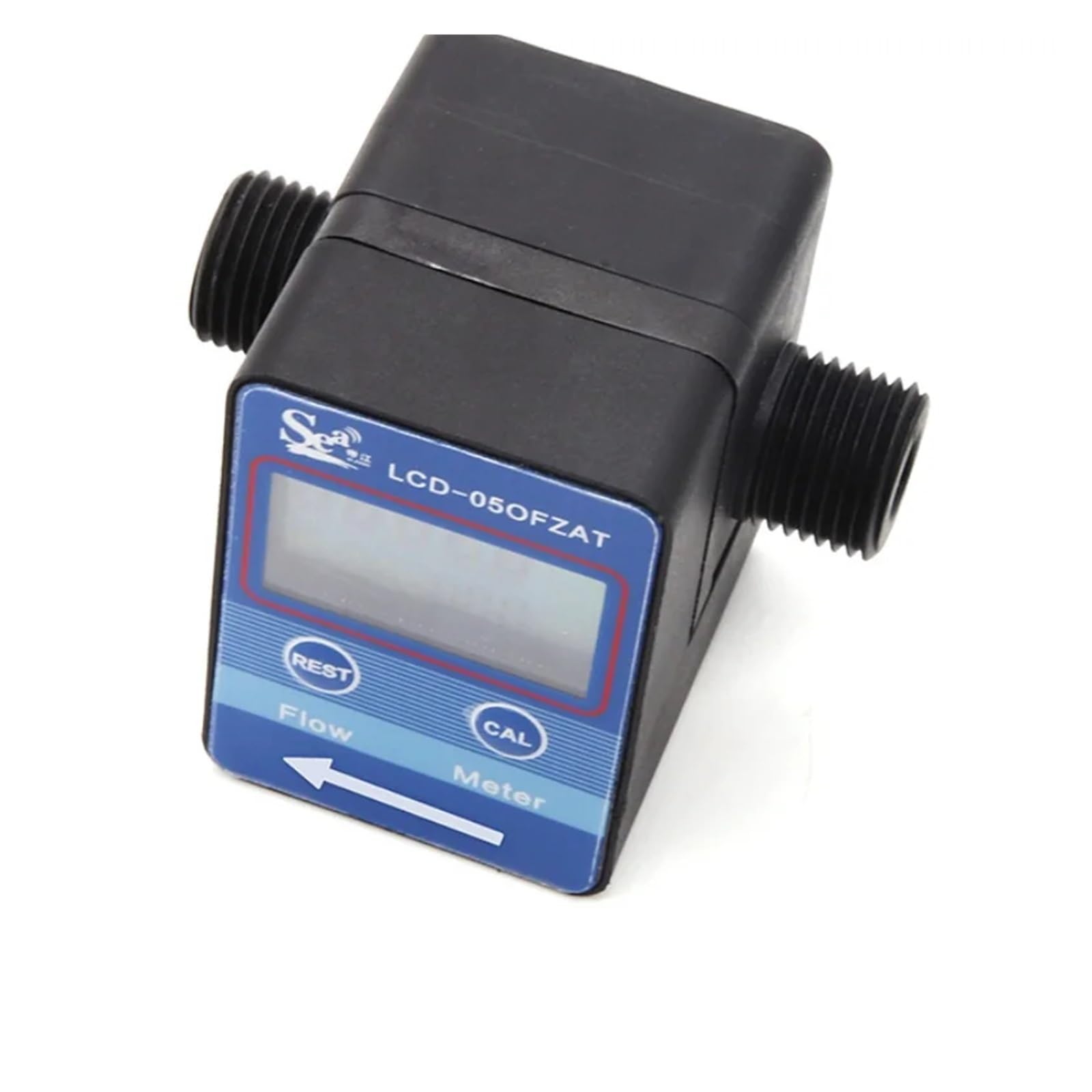 Medidor De Flujo De Agua, Leche Y Aceite Con Pantalla LCD Digital G1/2 G3/4 Pulgadas, Medidor De Flujo, Totámetro, Instrumentos De Medición De Flujo(G3 4)
