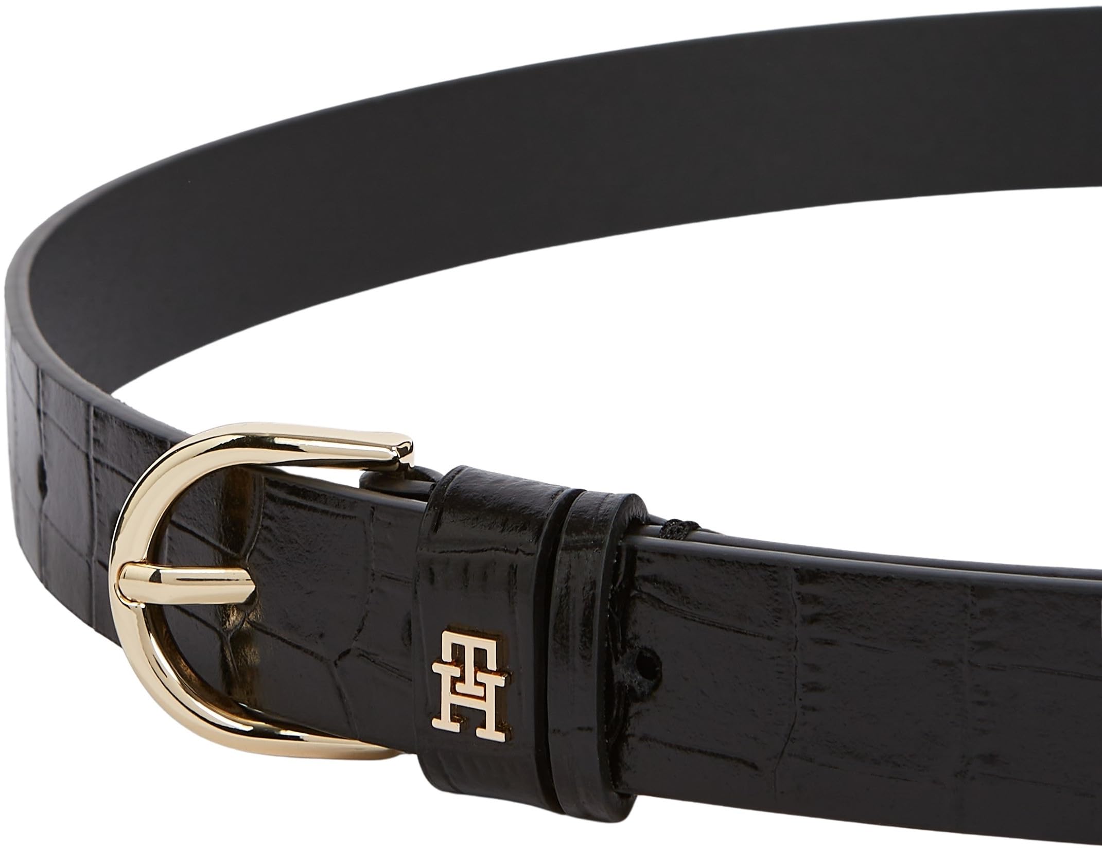 Tommy Hilfiger Damen Gürtel Essential Effortless 2,5 cm mit Kroko-Optik