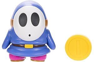 Nintendo Super Mario 4-Inch Blue Shy Guy Poseable Figure