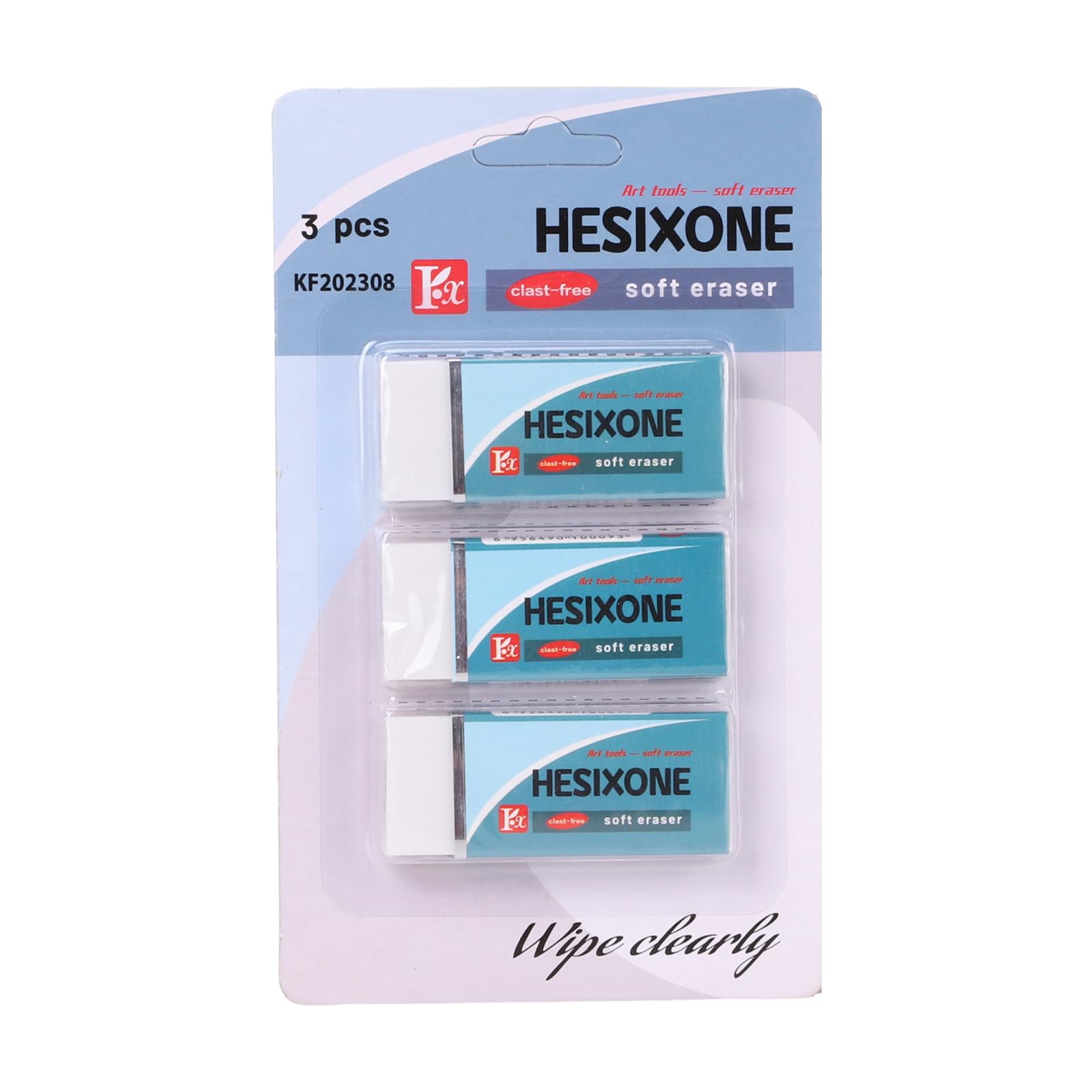 Ciclos Erasers Erasers for Kids School Supplies Art and Office Use Pencil Eraser Large Block Rubber Eraser Square Eraser 3 Count White