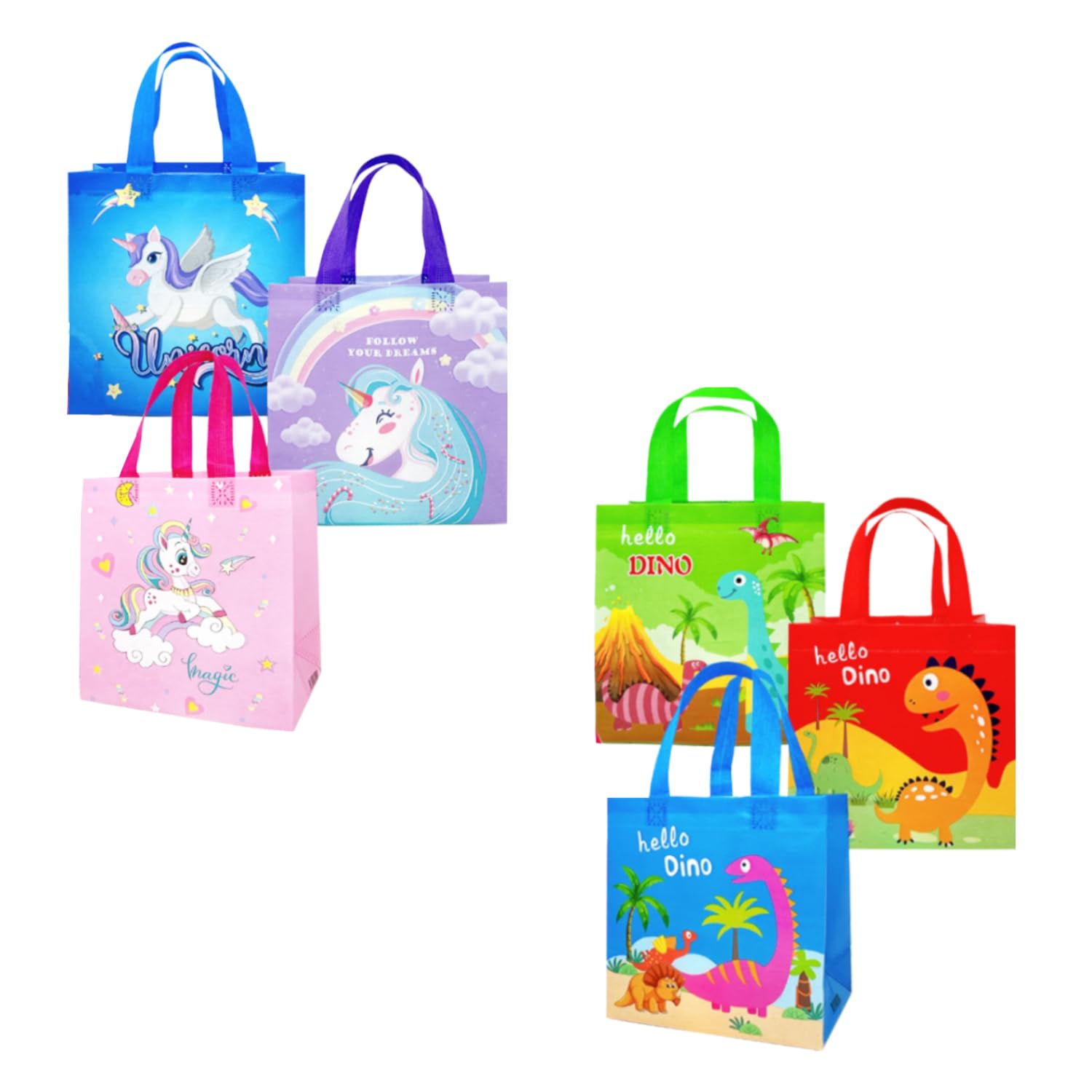 PARTEET Cartoon Theme Gift Carry Bags - Medium Size Party Goodies Bag (Gold) (B0CPJJ2YWC) Amazon Price History, Amazon Price Tracker