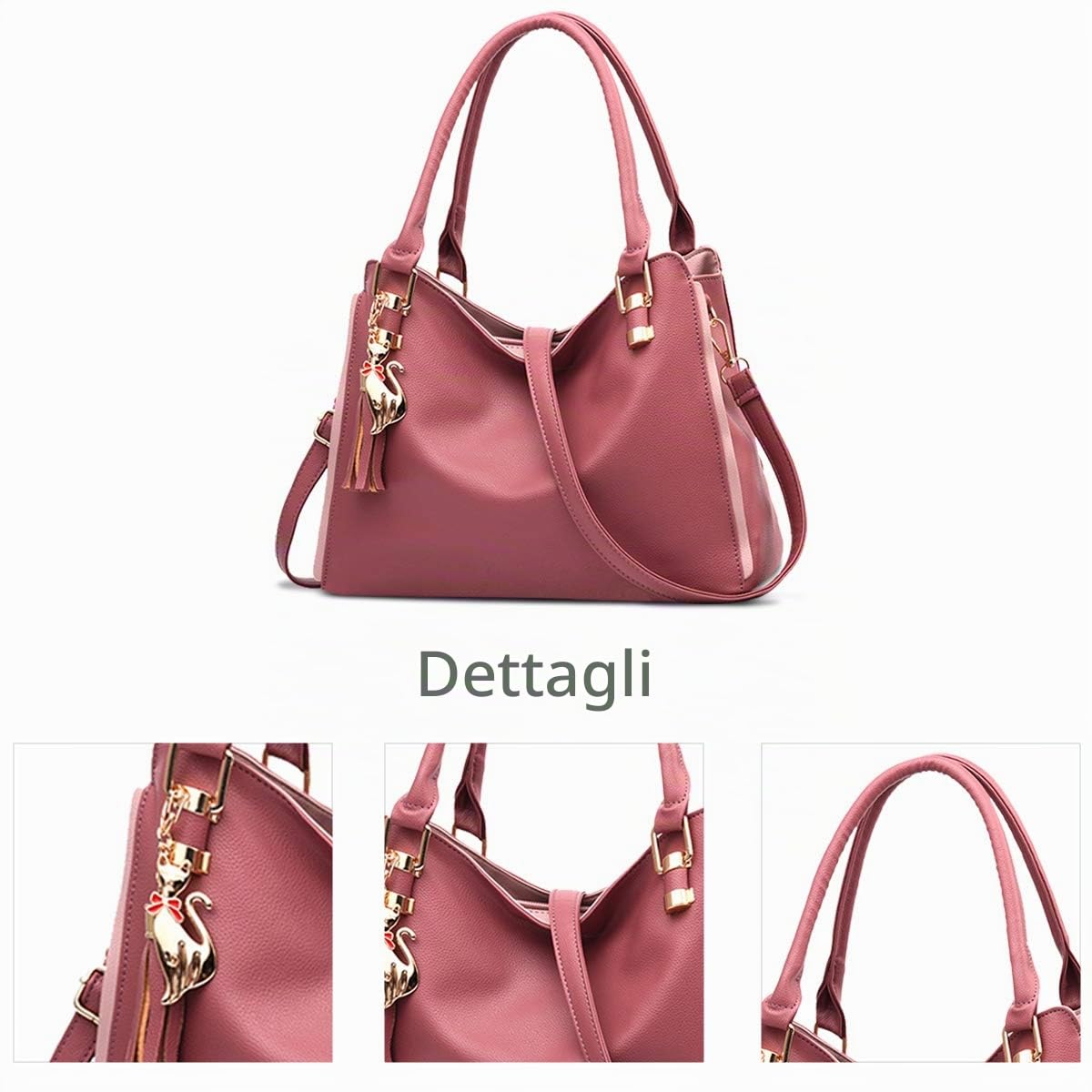 NICOLE&DORIS Borsa a tracolla per donna Hobos e borse a tracolla per donna Borse di moda Grande Tote Bag