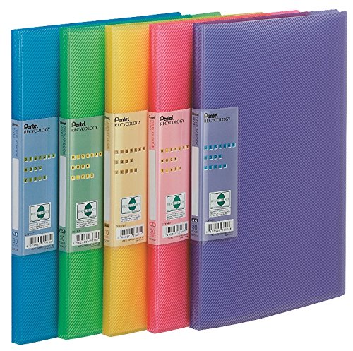 Pentel Recycology Vivid Display Book A4 30 Pockets - Color: Blue, Medium - Image 2