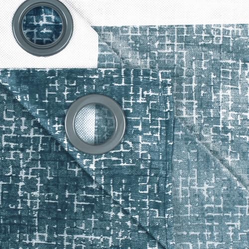Image of Curtain Window - Raga Transparent Curtain 5 Feet with 1 Unit of Window Curtains |Texture| Ash Blue| Polyester, Pack of 10