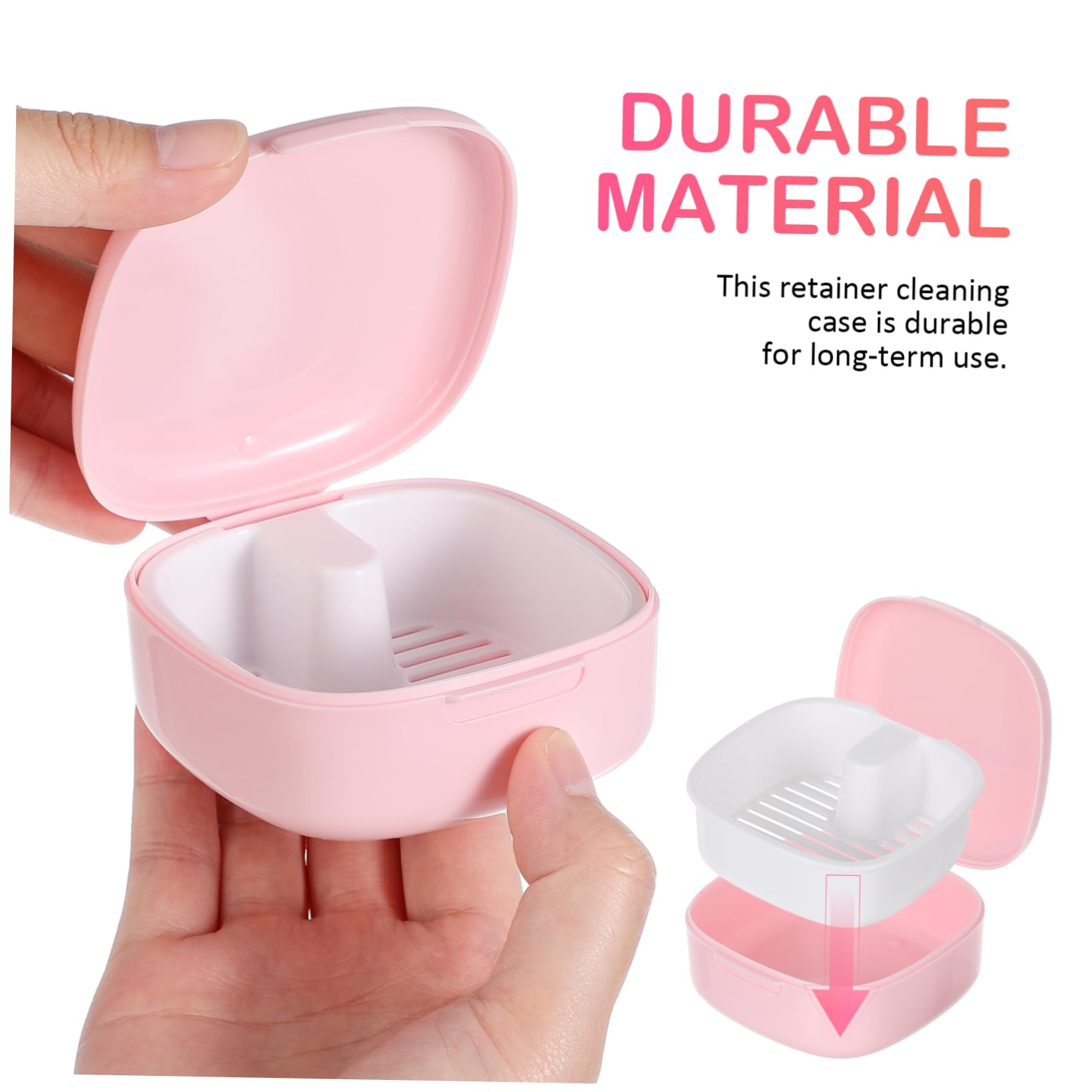 VALICLUD Contenitore Per Protesi Dentarie 5 Pezzi Contenitore Per Protesi Dentarie Solo Orale Piccolo E Portatile Per Denti Finti Modellabili Contenitore Per Denti Finti Per Adulti