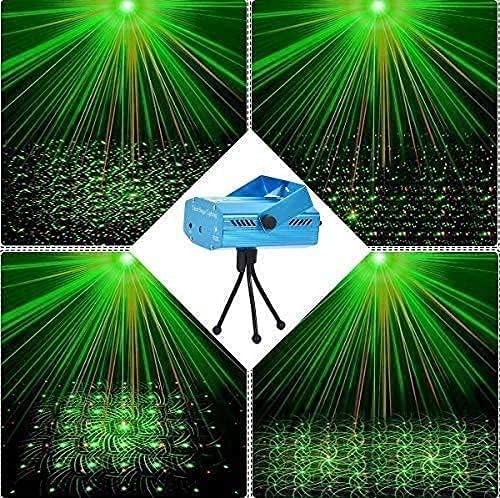 Mini LED Laser Projector - Disco Decorative Light for Parties, Sound Activated, Multi-Color Stage Light for Birthday, Diwali, Navratri, Wedding & Events