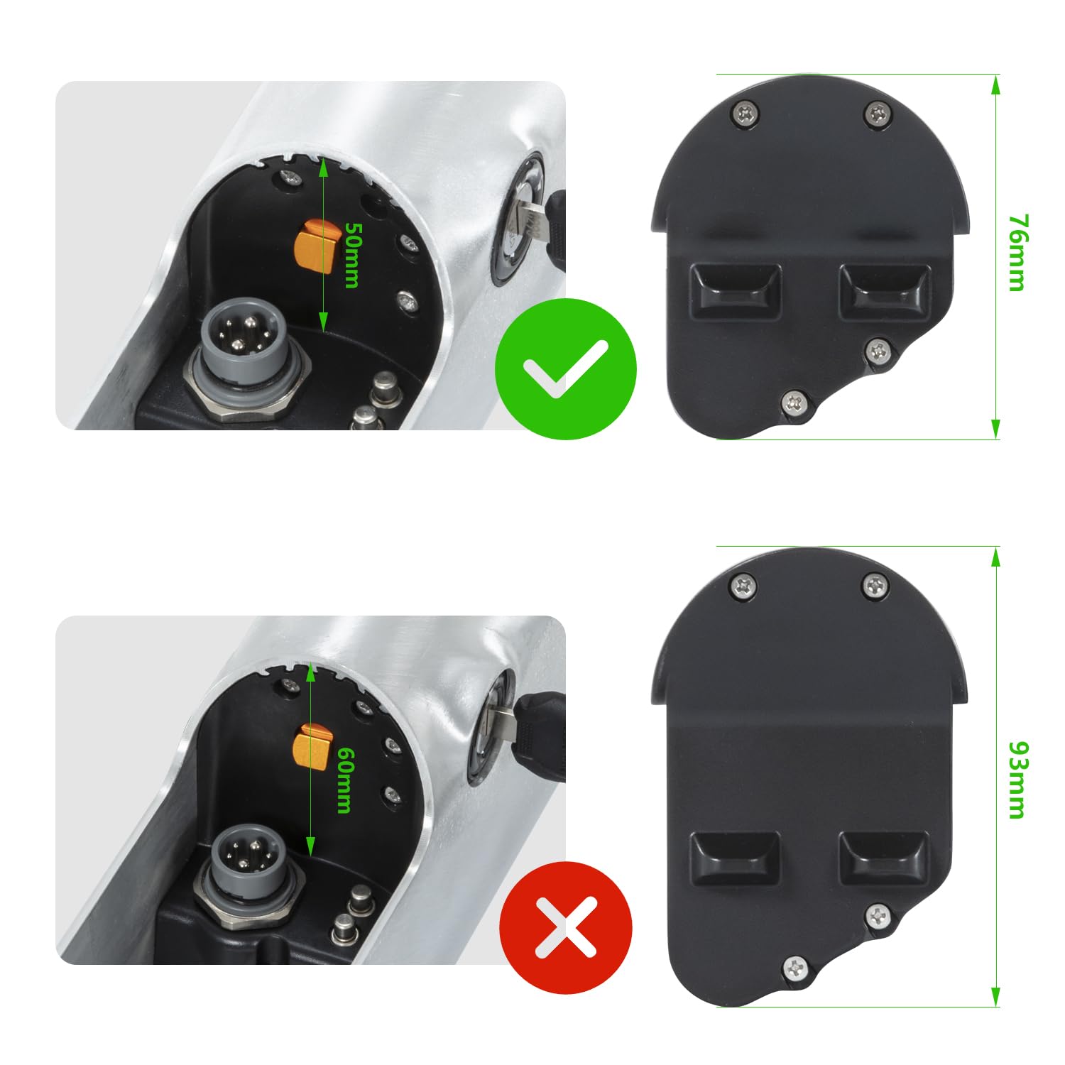 SEASON ebike Akku 36V 12.8Ah (474Wh) Ersatzakku ohne Ladegerät - für u.a. Telefunken Aufsteiger, Zündapp Z810 Z898 - REENTION EEL-Mini 40