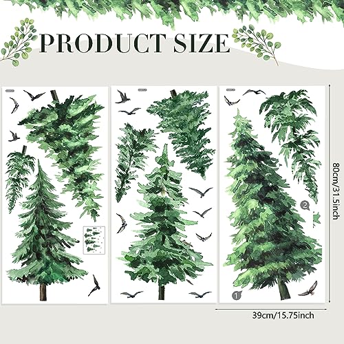 Calcomanías de pared de árbol grande solucionan espacios vacíos con vinilo autoadhesivo 3