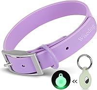 Vista 14 de Wisedog Waterproof Dog Collar: Multiple Adjust 7" to 23.6", Soft Rubber Coated Webbing, Easy to Clean, for Small Medium Large Dogs