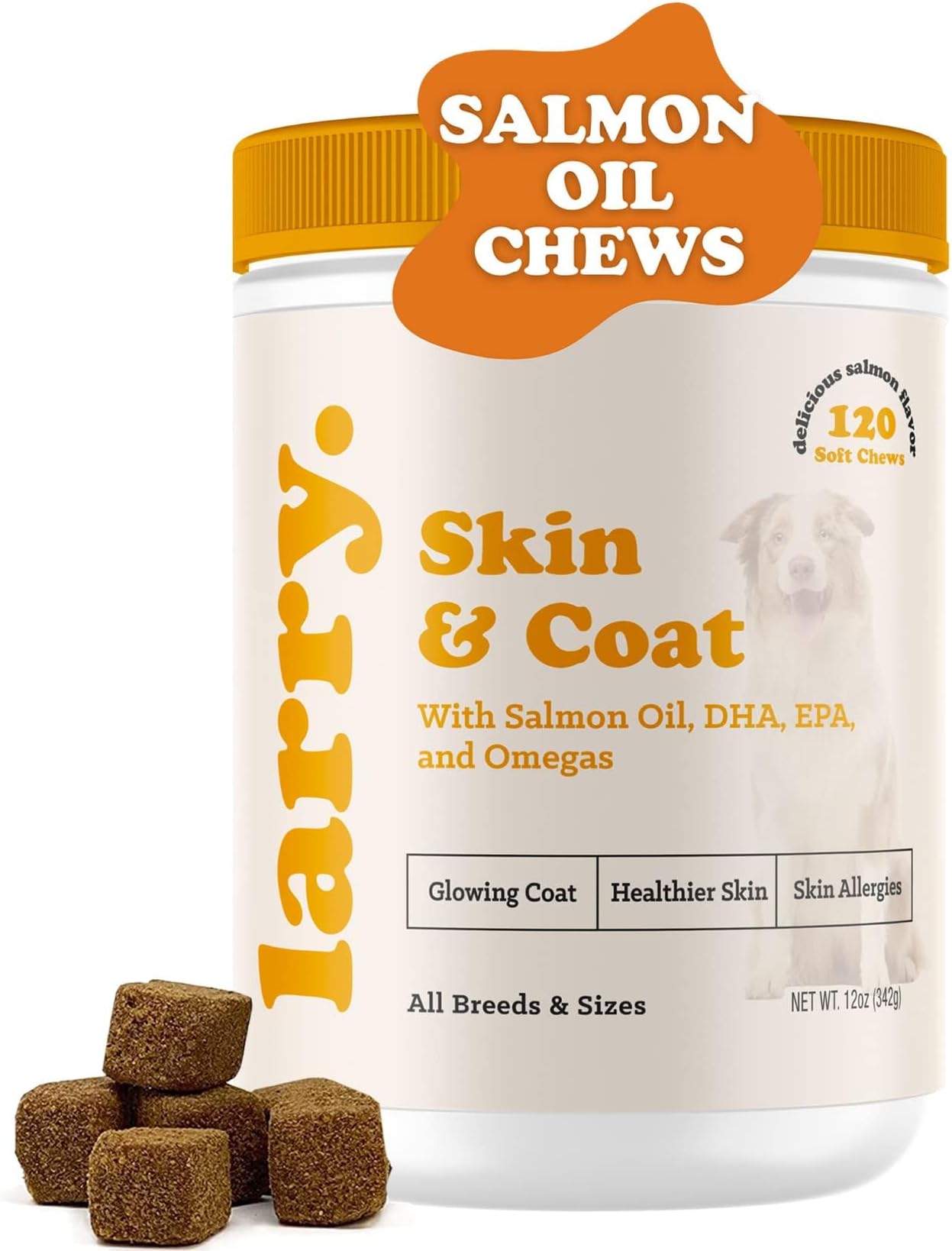 Salmon Oil for Dogs Skin and Coat by Larry Dog