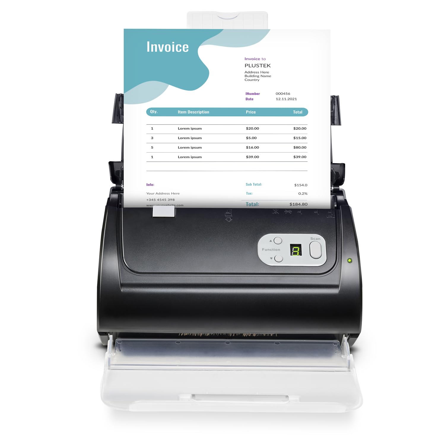 Plustek SmartOffice PS288 Plus Duplex Dokumentenscanner