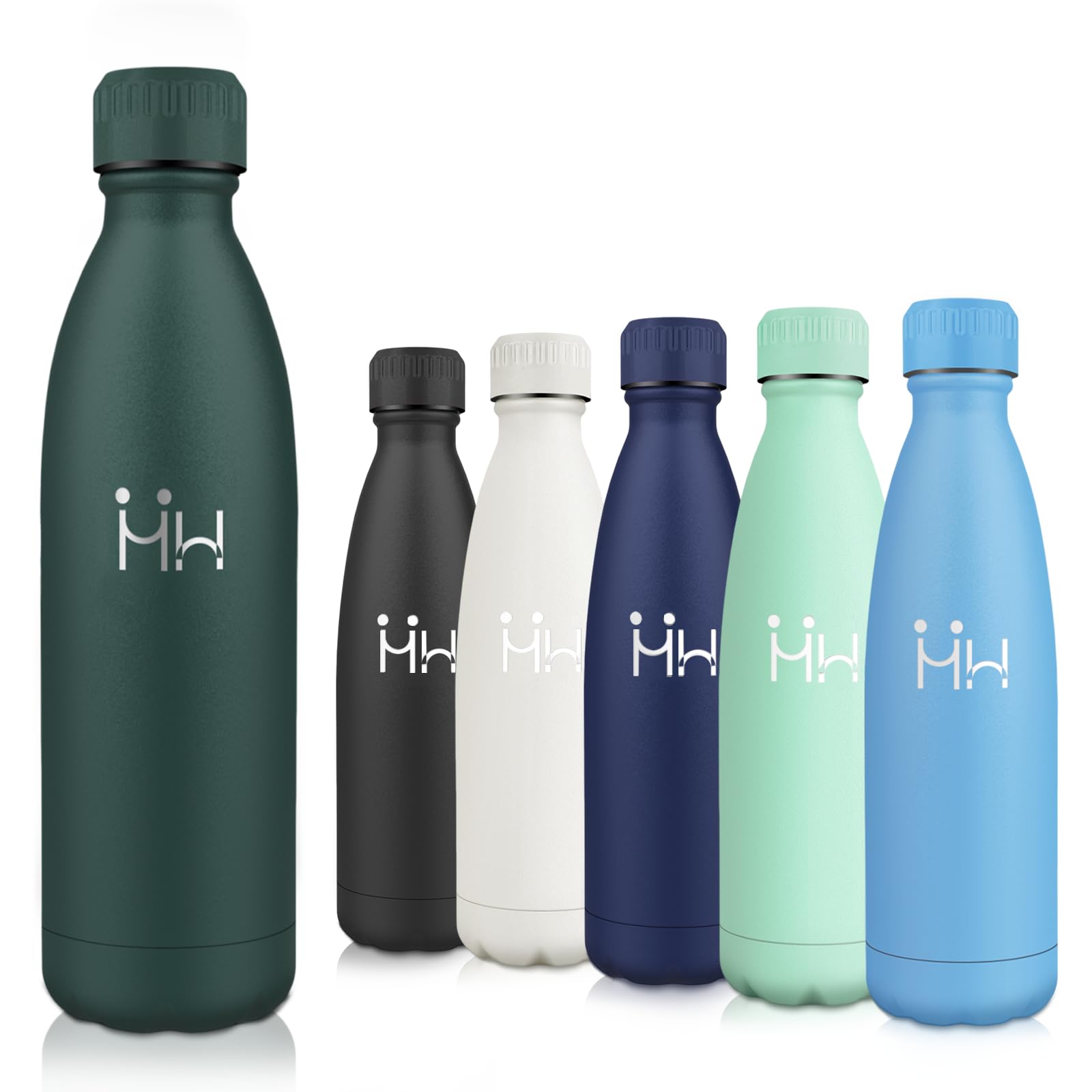 Motswedi Borraccia Termica, 1L 18/8 Acciaio Inox, Bottiglia Termica, Senza BPA, Borraccia Acciaio Inox, 12 Ore/Freddo 24 Ore, Borraccia per Scuola, Sport, Campeggio, Yoga, Palestra, Verde Militare