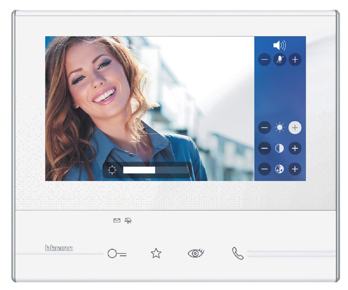 Legrand x Hands-Free Video House Station AP White 2-D 344612 Class 300 V13B 7 Inch LCD Touch Screen