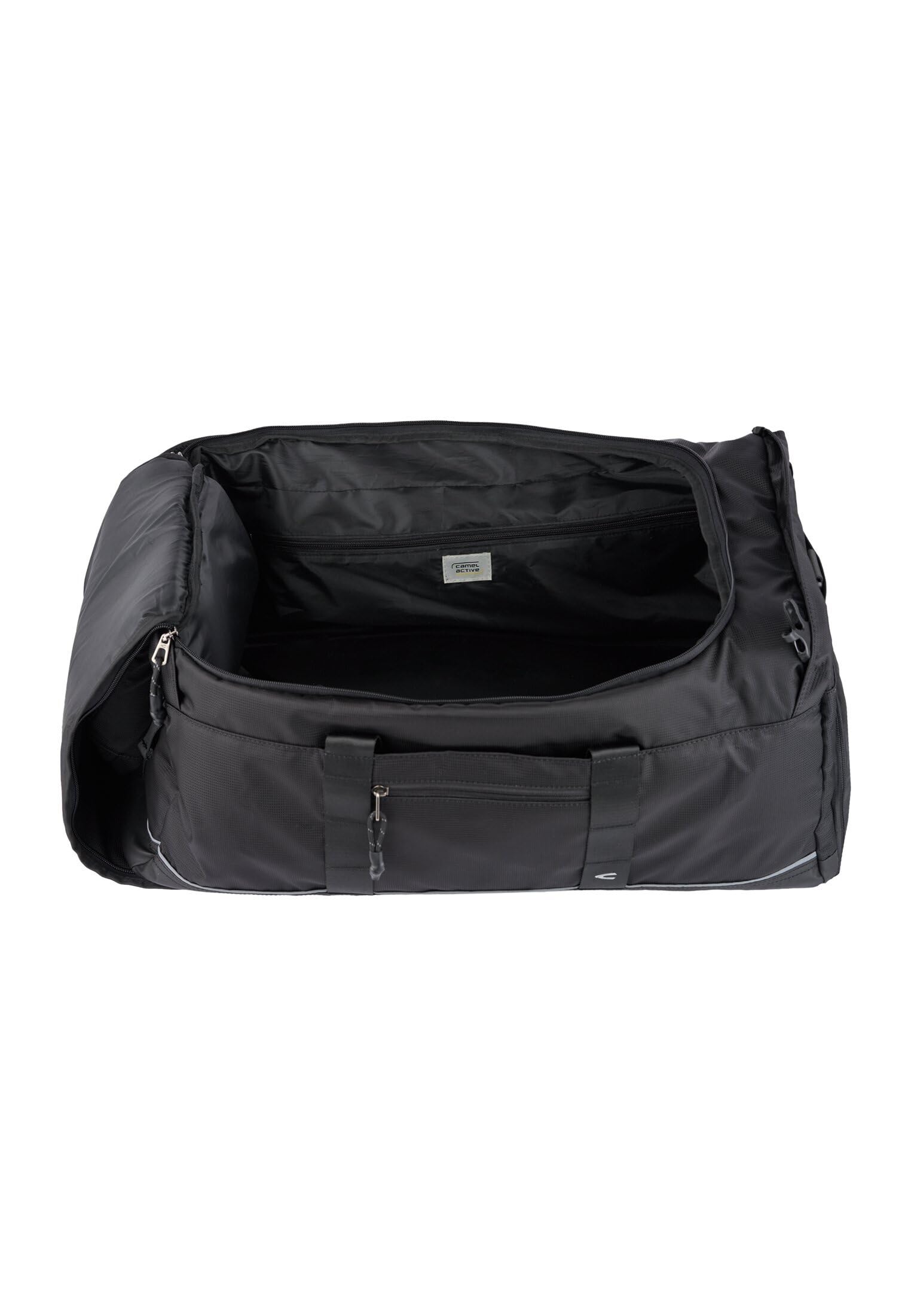 camel active Herren Connect Weekender mit separatem Schuhfach Schwarz, Menswear-L