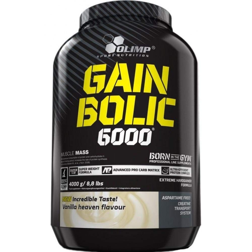 Olimp Gain Bolic 6000 Mass Gainer Supplement, 3500 g, Vanilla Flavour