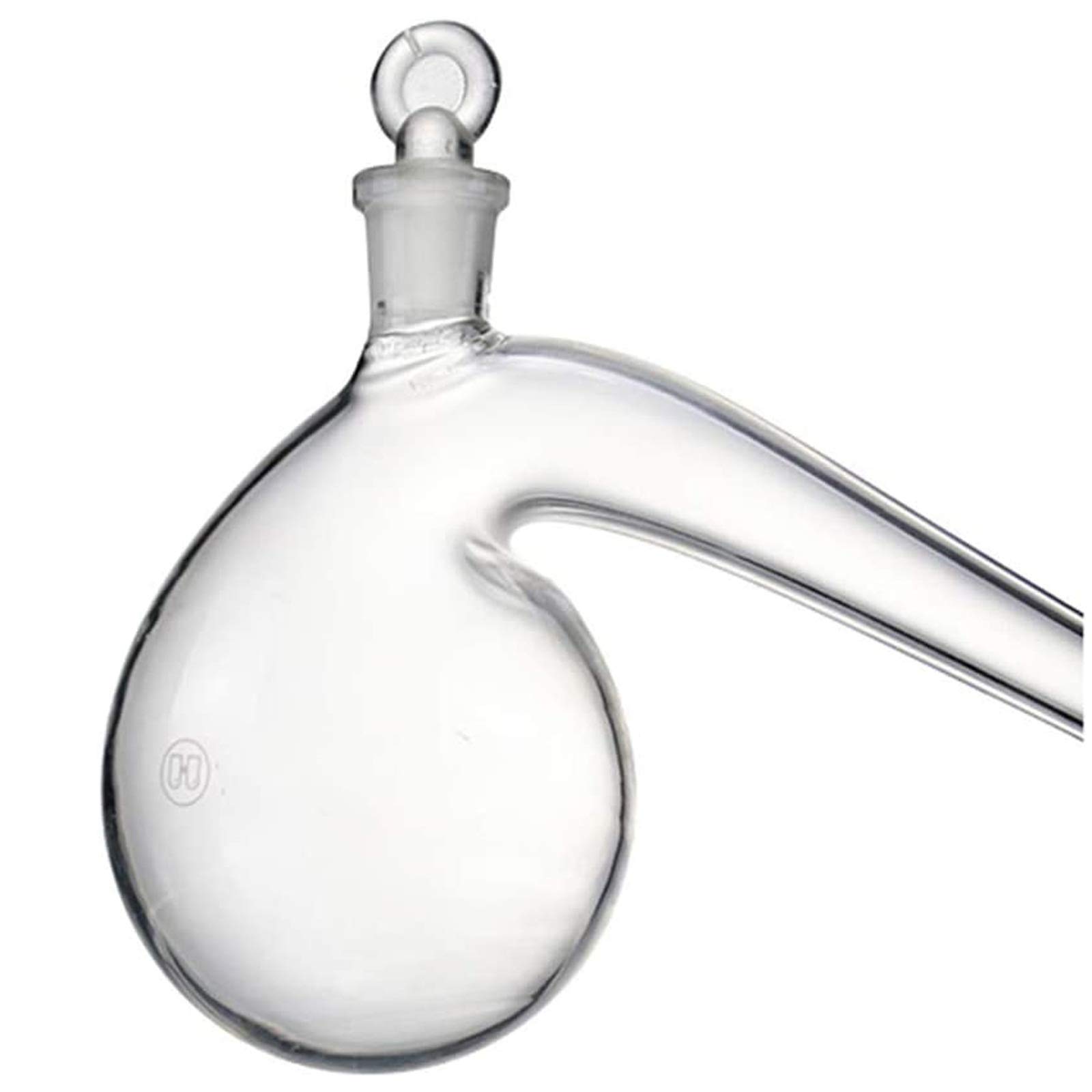 Retort con Tierra en tapón de Cristal de borosilicato de Vidrio Destilación Destilación matraz de Laboratorio Chemistry, 250/500/1000/2000 ml