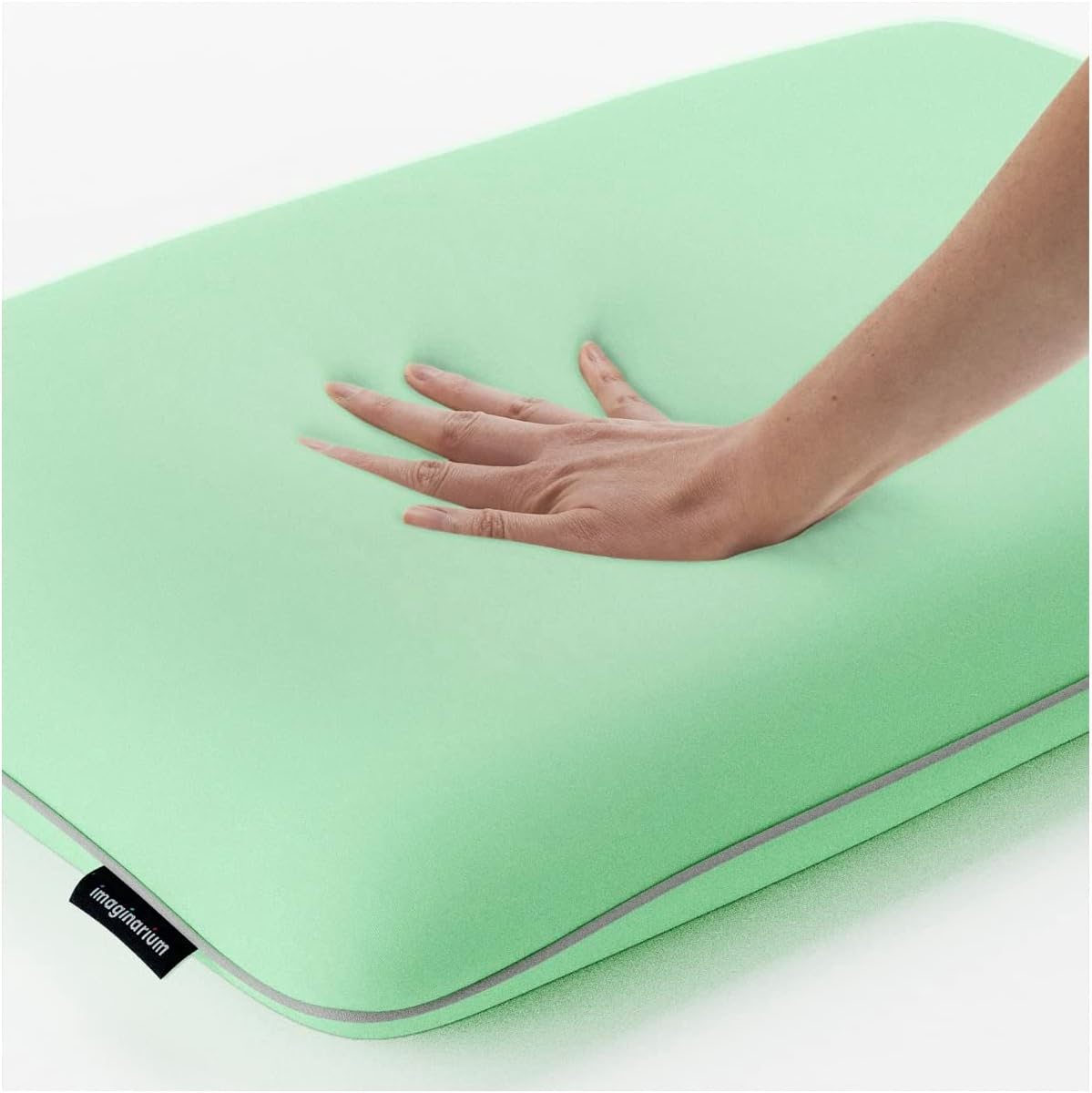 Imaginarium Fun Pullow Memory Foam with Cool-to-The-Touch Cover, Standard/Queen 16" x 24" (Mint Green)