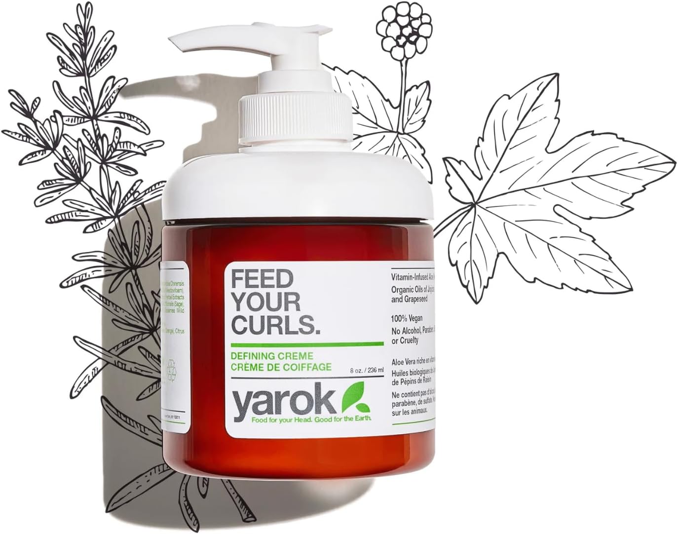 Yarok Feed Your Curls Styling Crème - 8 oz.