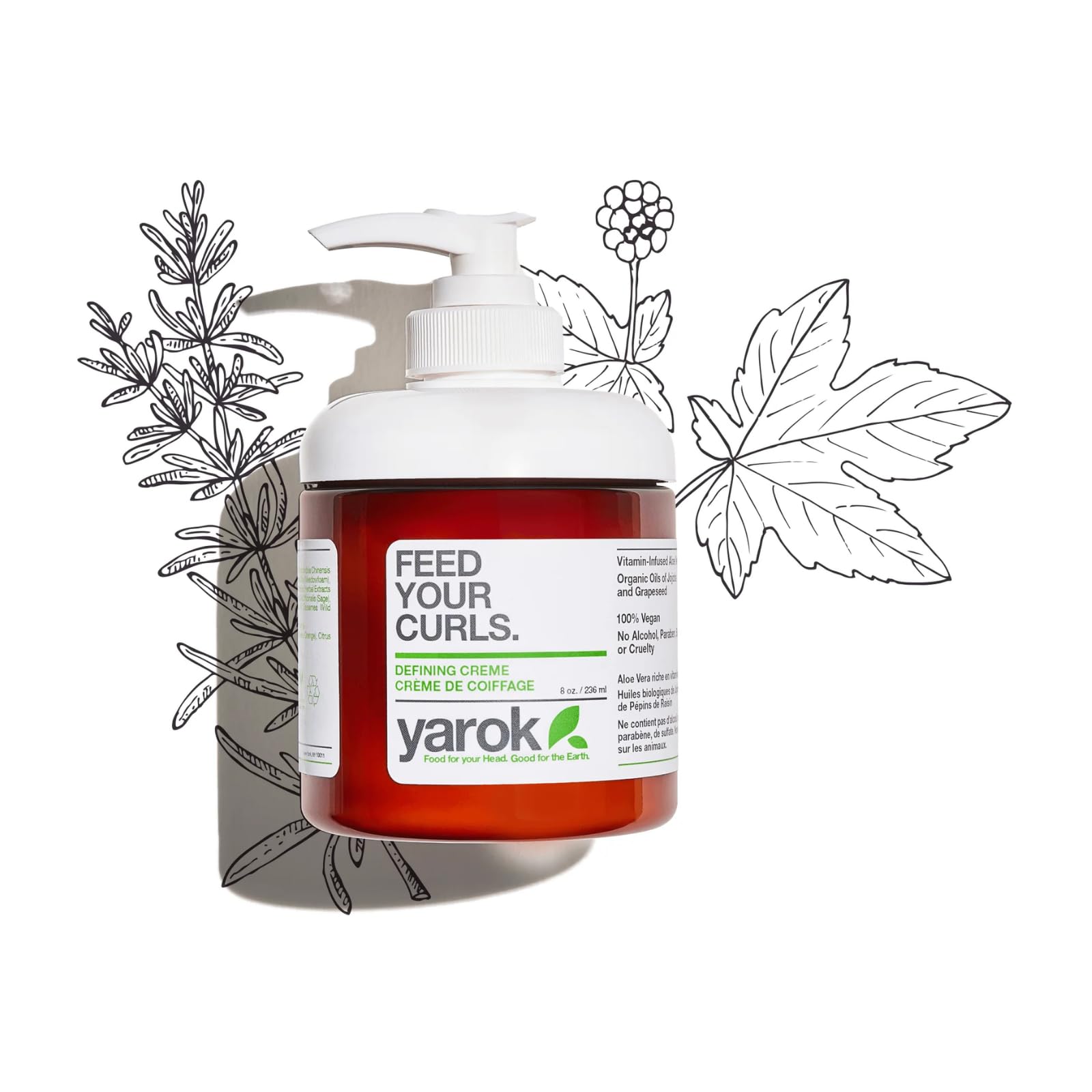Yarok Feed Your Curls Styling Crème - 8 oz.