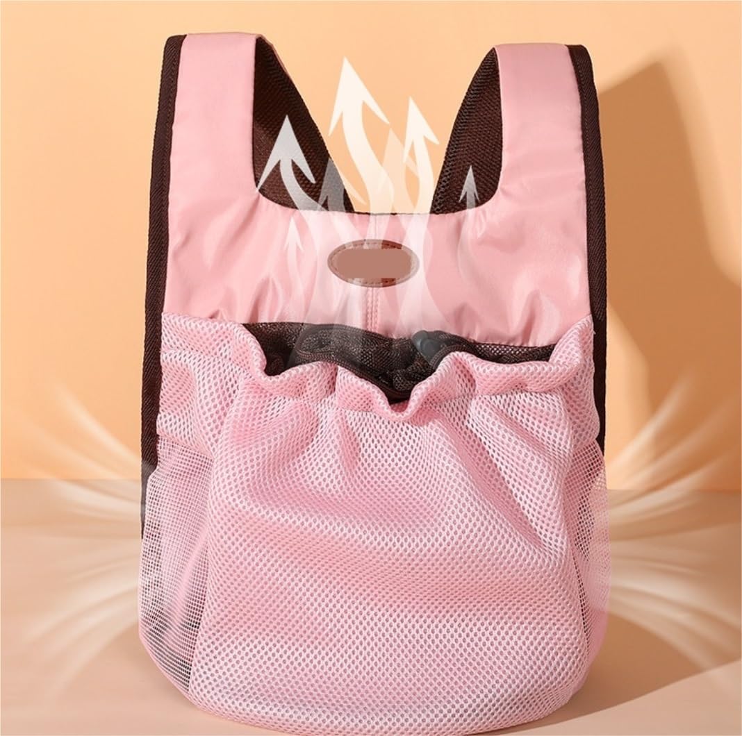 Transportín Gato Mochila para Gatos Frontal para Al Aire Libre Ajustable para Pequeños Plegable De Viaje Portátil Perros Pequeños