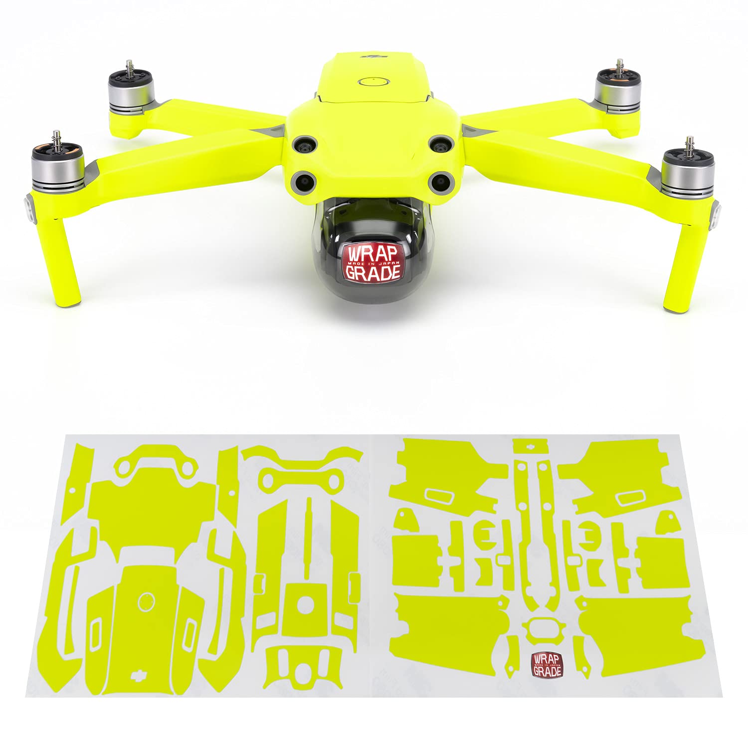 WRAPGRADEMain Unit Skin DJI Compatible with DJI Air 2S (NEON YELLOW)