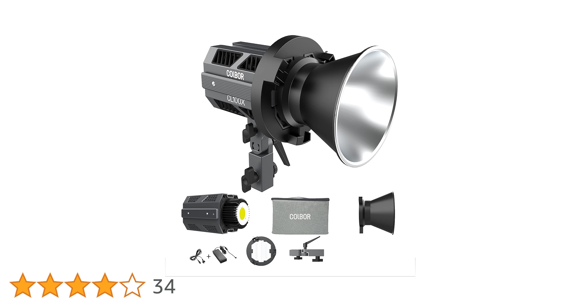 COLBOR CL100-M ライト LED 定常光 Amazon | Colbor LED連続ビデオライト CL100 100W 2700-6500K