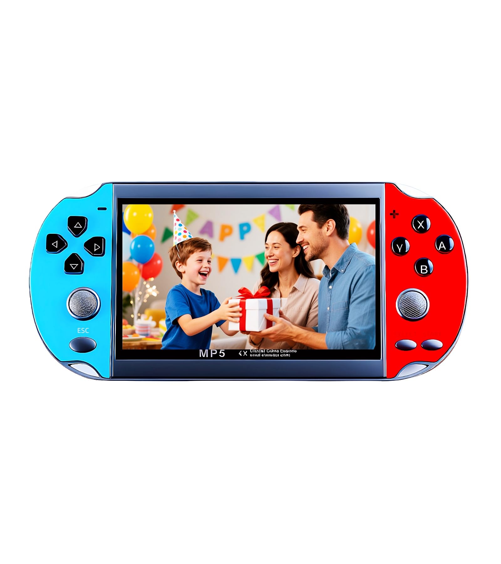 CZT Console de Jeu 4.3 Po Rétro Console avec 3000 Jeux Intégrés Supporte MP3/MP4 Archivables Retro Gaming Console Portable De Jeux Enfant Arcade Emulateur Cadeaux pour Les Gens