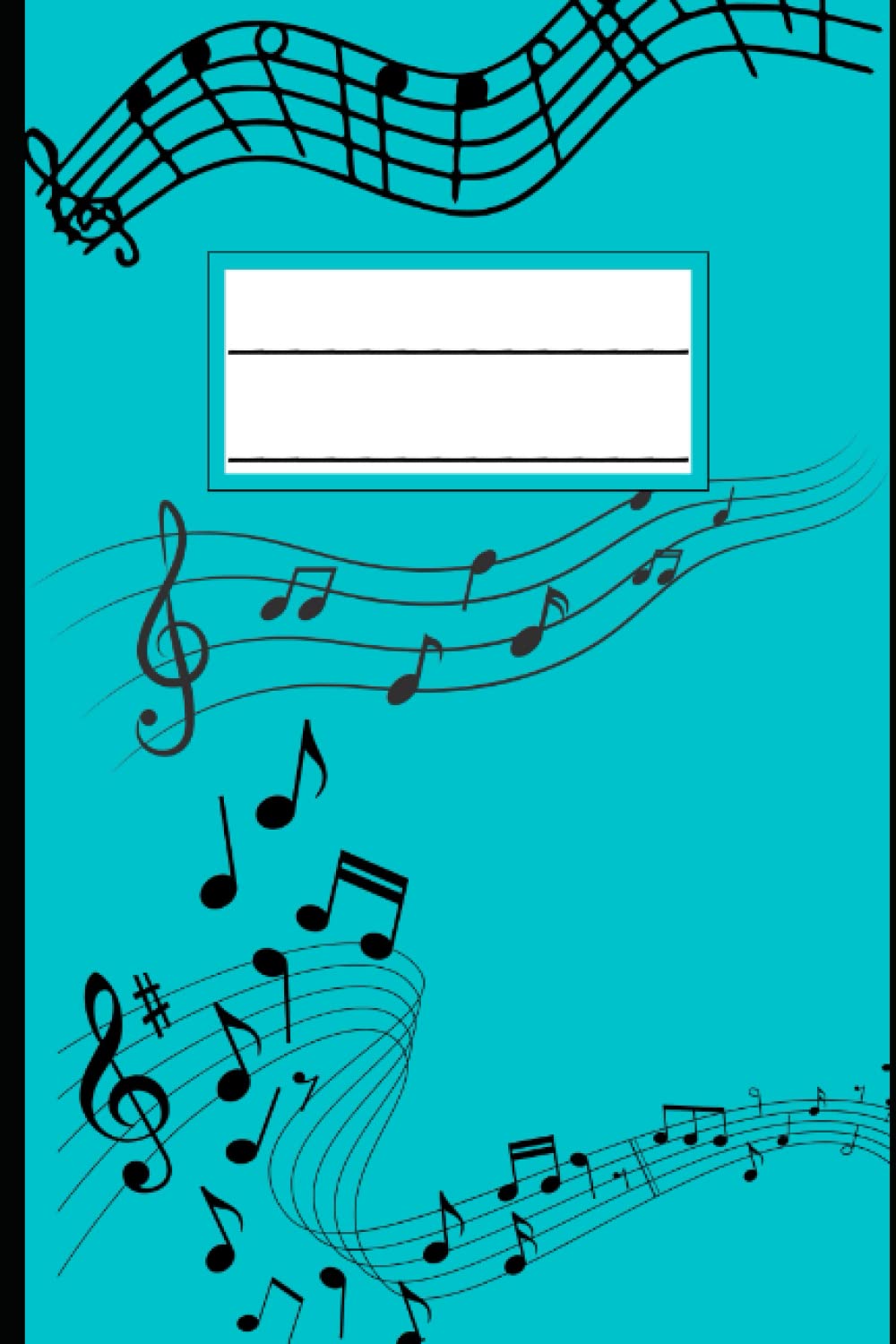  Notenheft: DIN A5 Notenlinienheft 