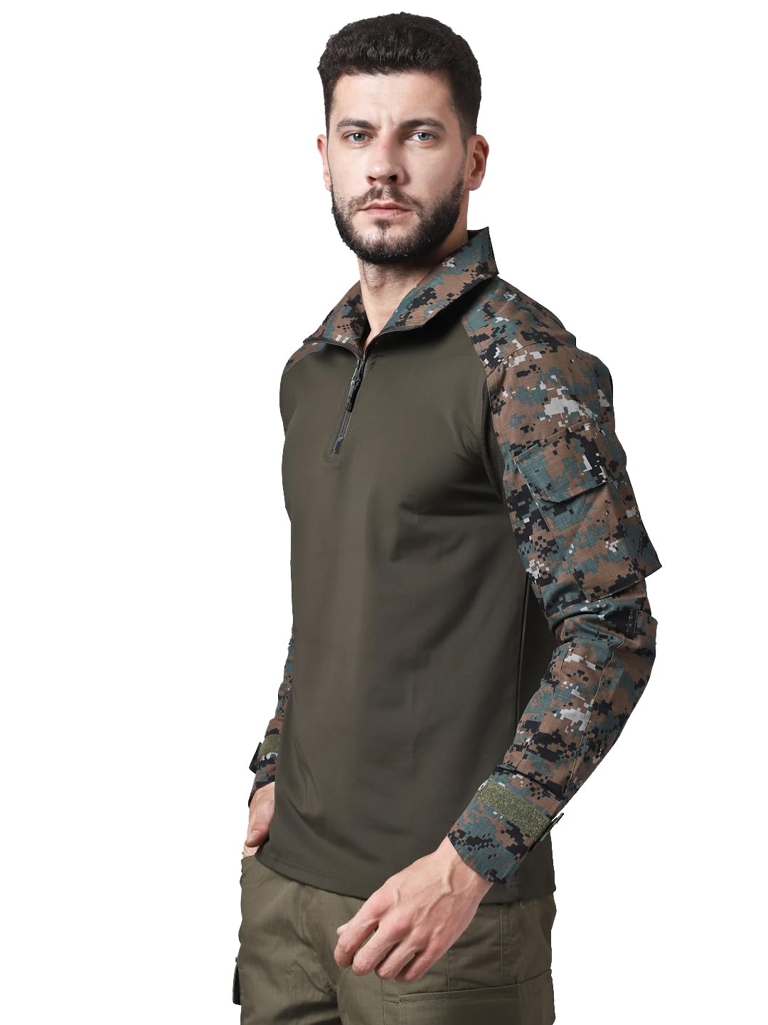 mountmiller Mens Full Sleeve Ripstop Tactical Polo T-Shirt | UV Protective| Ideal for Hiking & Trekking, Outdoor-picture-56
