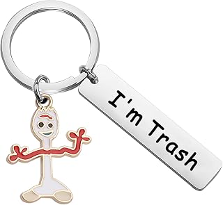 Forky Gift Forky Keychain Forky I'm Trash Keychain Inspiration Gift