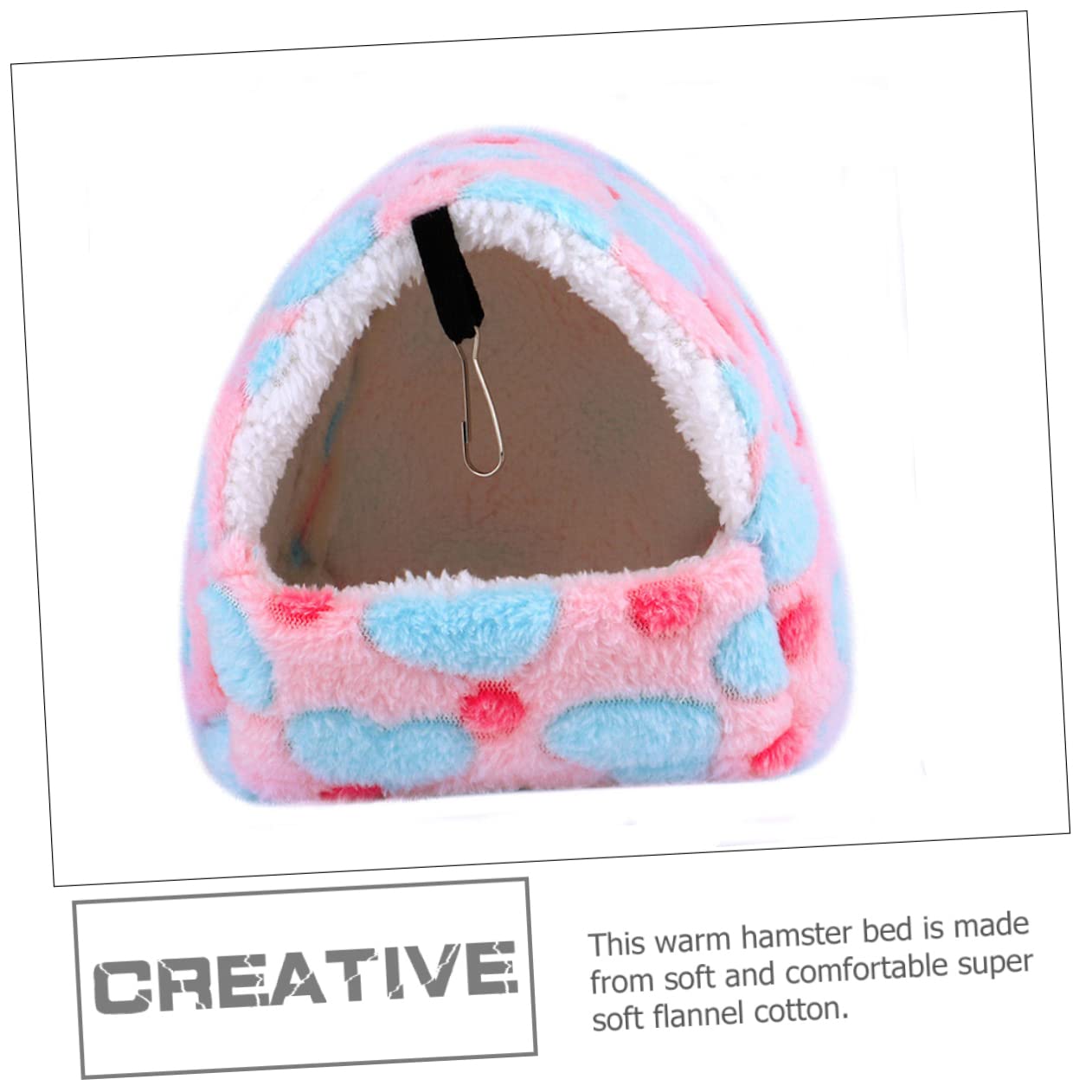 Mipcase Casa De Conejillo De Indias Conejos Accesorios 5 Uds Térmico para Suspensión Montaje S Guinea Cama Animales Roedores Polar Casa En Hámsters Colgando Accesorios para Conejos