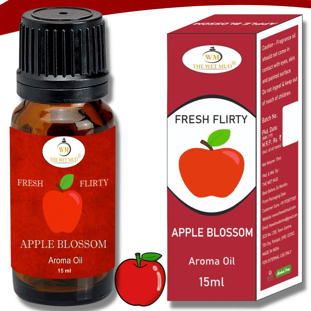 WM-The Wet Mud Apple Blossom (Exotic Apple Fragrance), Undiluted Essential Aroma Diffuser Oil -15 ml- Mood Relaxant (B08XZHMYKV) Amazon Price History, Amazon Price Tracker